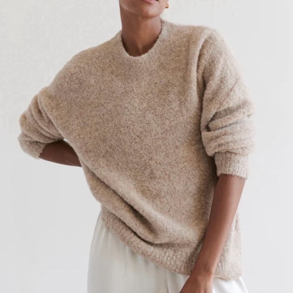 Jenni Kayne Alpaca Boucle Crewneck Sweater